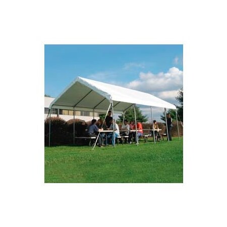 Clearspan WeatherShield Commercial Canopy 18'W x 50'L White 1850CCW10